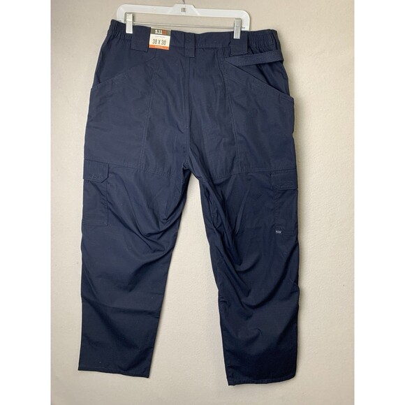 5.11 Tactical Taclite Pro Cargo Pants Size 38x30 Blue Ripstop Military Teflon - Picture 2 of 11